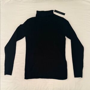 NWT T Tahari Black Turtleneck Sweater Size Small